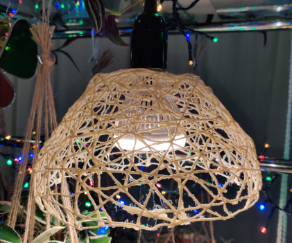 paper mache model paper chandelier