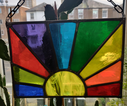 stained glass model sunrise